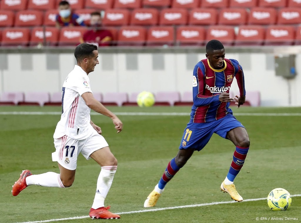 Barcelona zonder Dembélé vanwege hamstringblessure