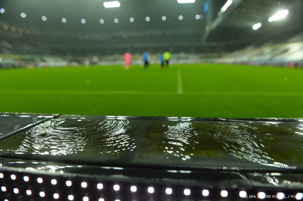 Competitieduel Atalanta afgelast vanwege zware regenval