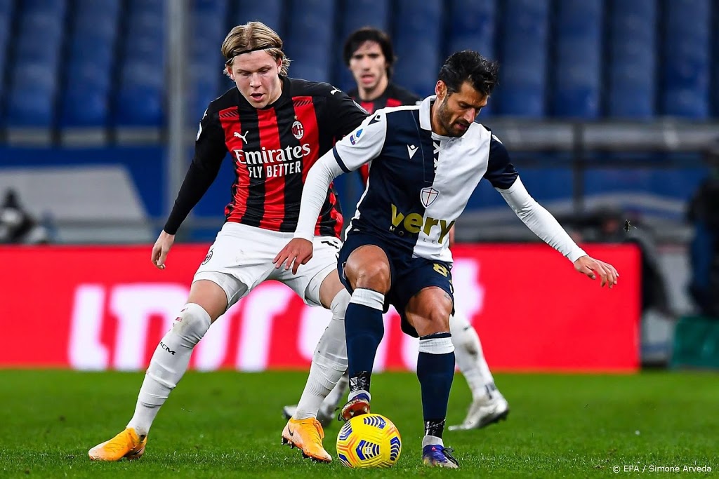 Benauwde zege koploper AC Milan bij Sampdoria