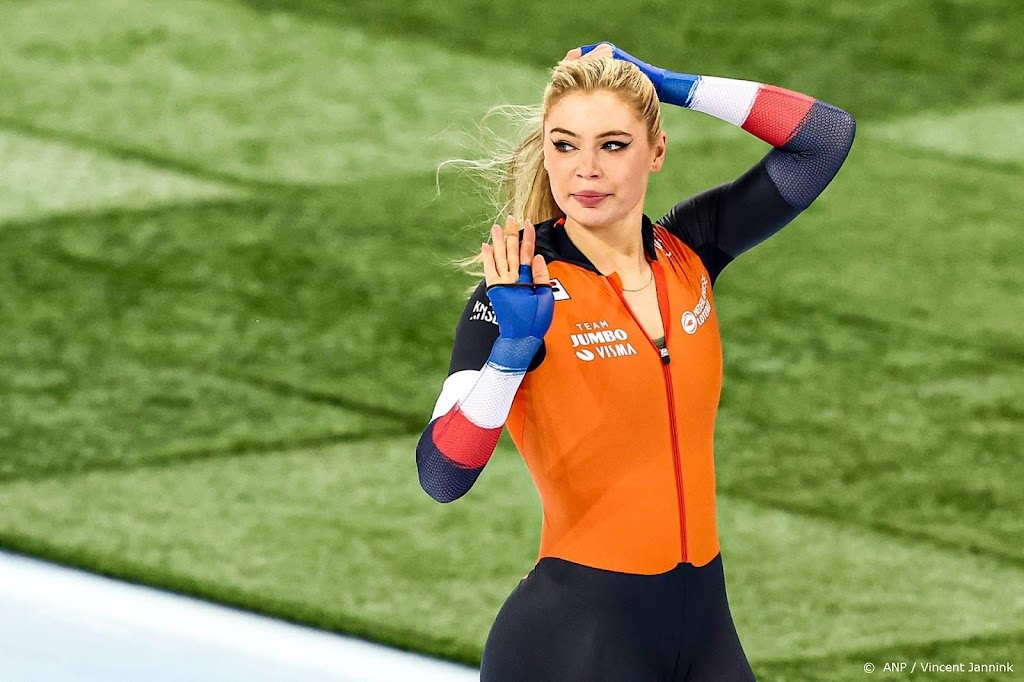 Schaatsster Leerdam bij EK sprint de beste op tweede 500 meter