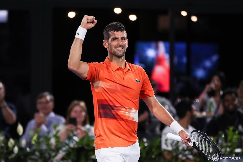 Djokovic treft Korda in finale tennistoernooi Adelaide