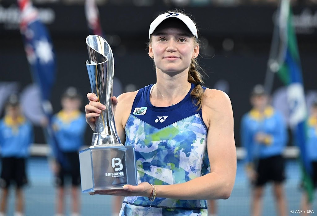 Titels voor tennissters Rybakina en Gauff