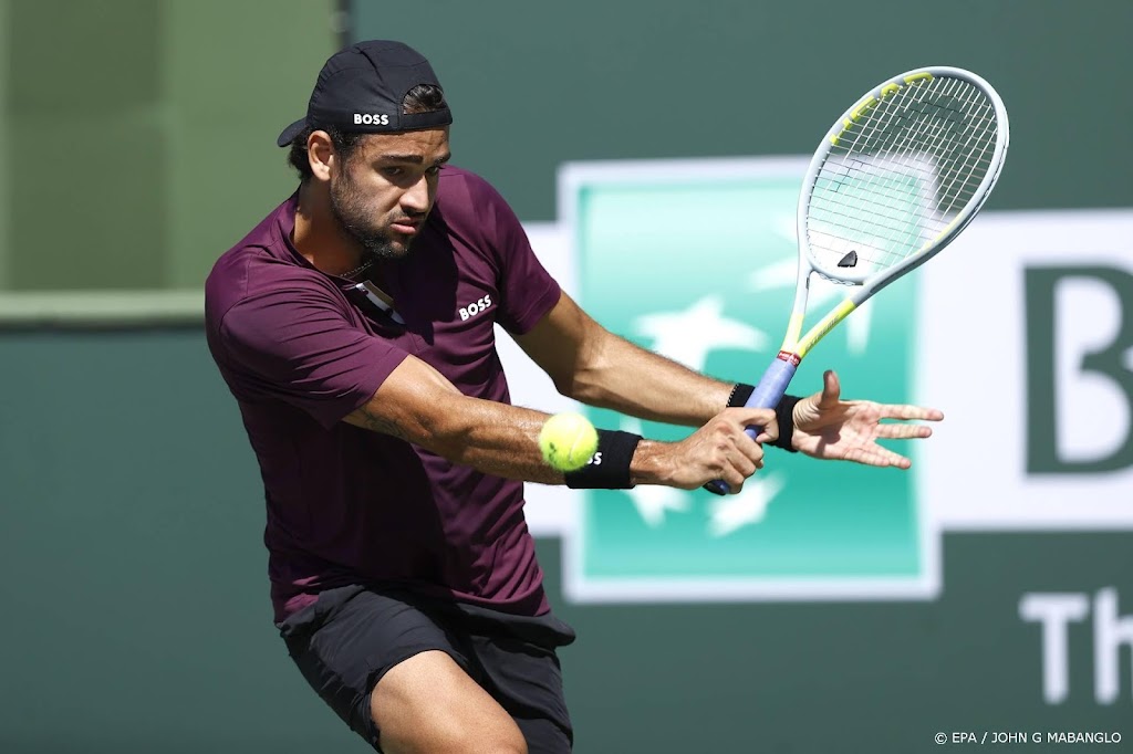 Tennisser Berrettini slaat na operatie aanloop Roland Garros over