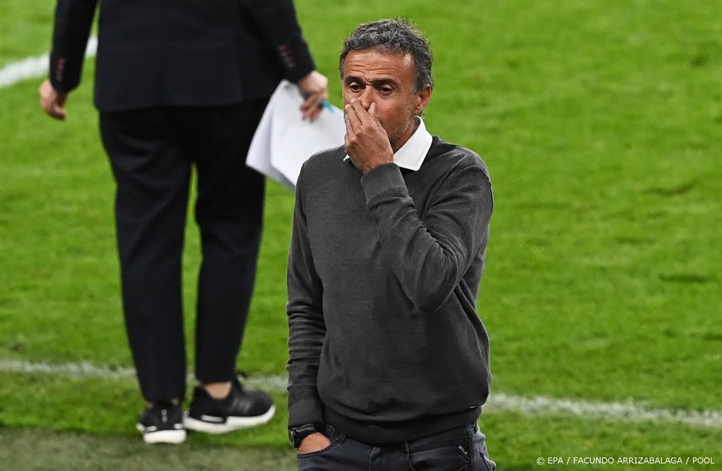 Spaanse coach Luis Enrique: voor mij was dit geen droevige avond