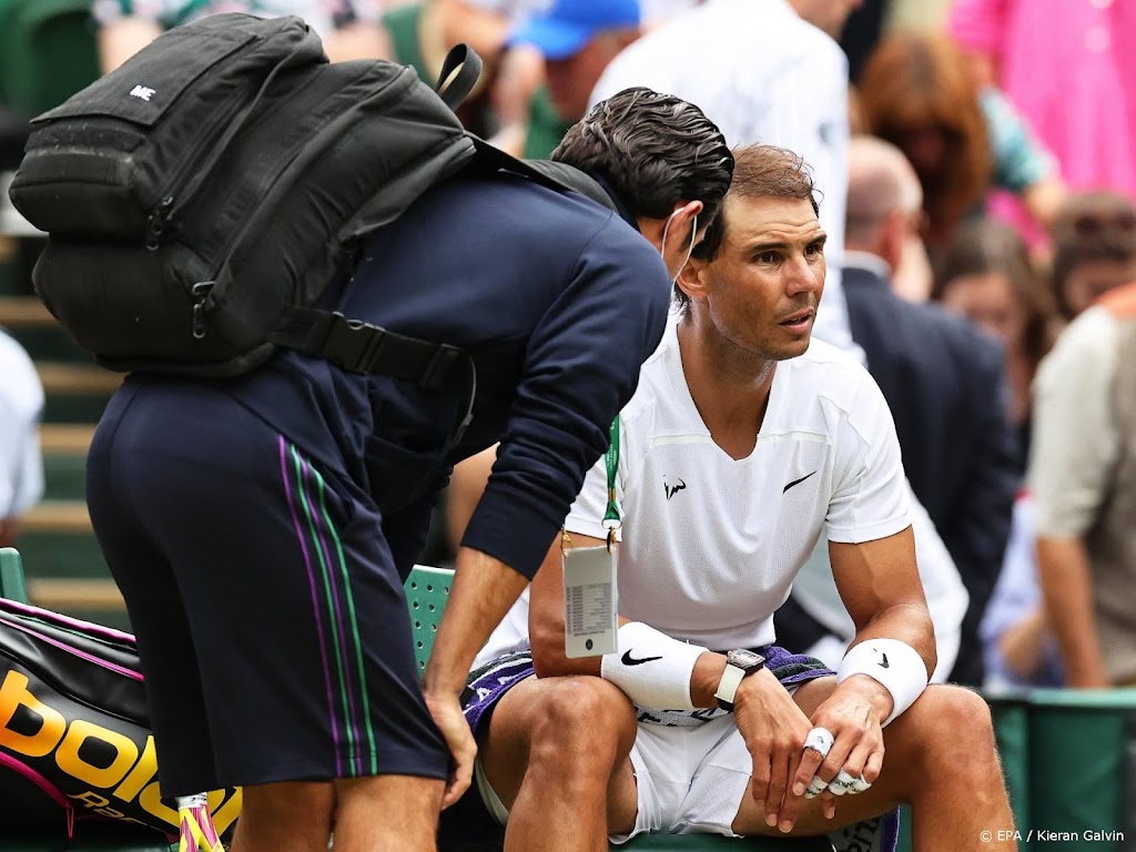 Nadal neemt na onderzoek besluit over halve finale Wimbledon