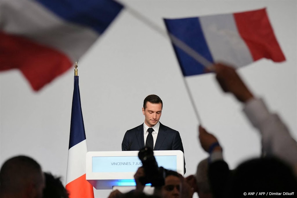 Partijleider rechtse RN verbijsterd door exitpoll Franse stemming