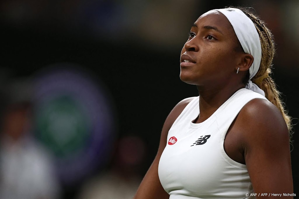 Tennisster Gauff strandt in vierde ronde Wimbledon tegen Navarro