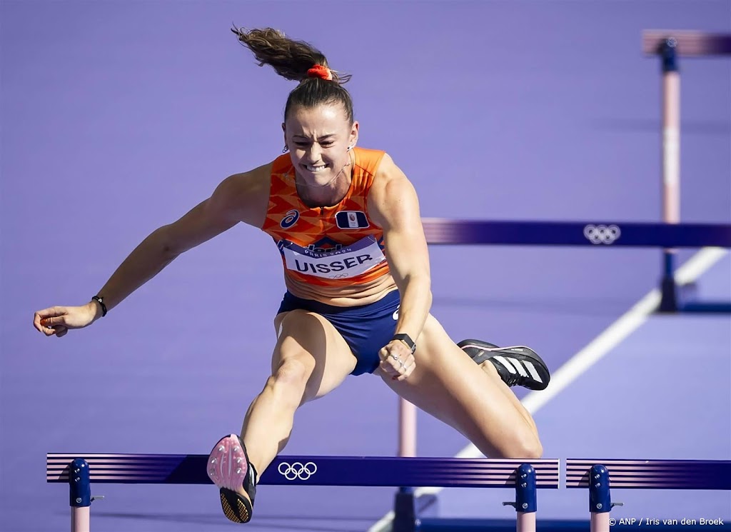 Visser als gedeeld eerste naar halve finales 100 meter horden