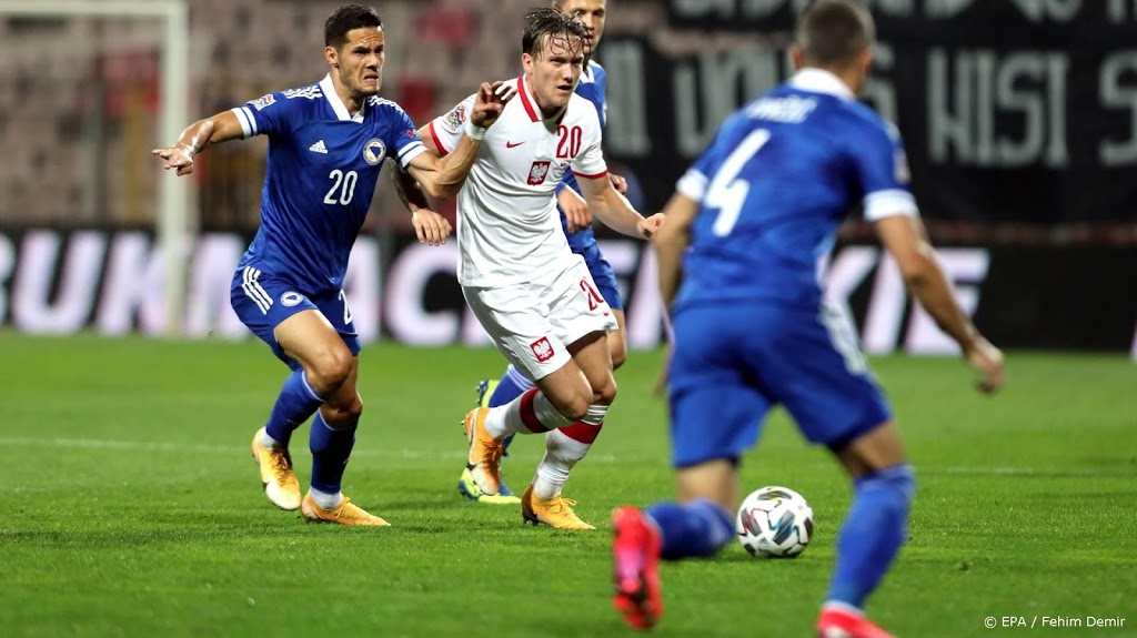 Polen klopt Bosnië en staat weer naast Oranje