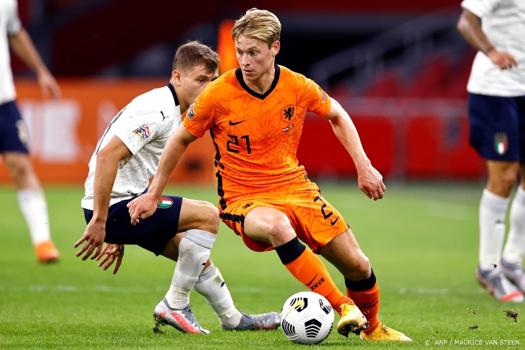 De Jong: Italië voerde de boventoon, dat is gewoon zo