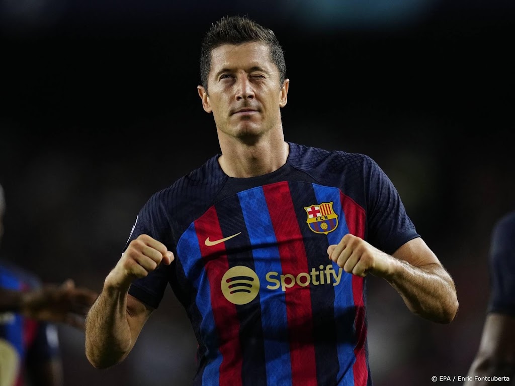 Lewandowski schiet Barça langs Plzen, Bayern verslaat Inter