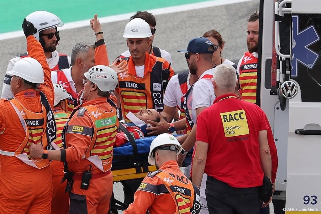 Bagnaia na harde crash in MotoGP weer fit voor San Marino