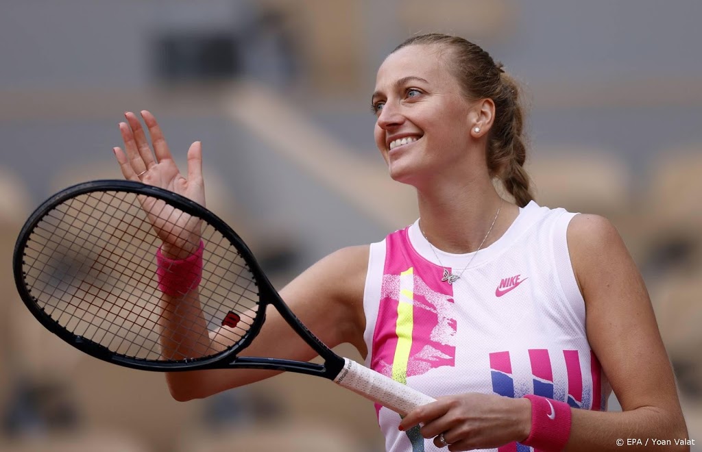 Tennisster Kvitova: Roland Garros is mijn geluksplek