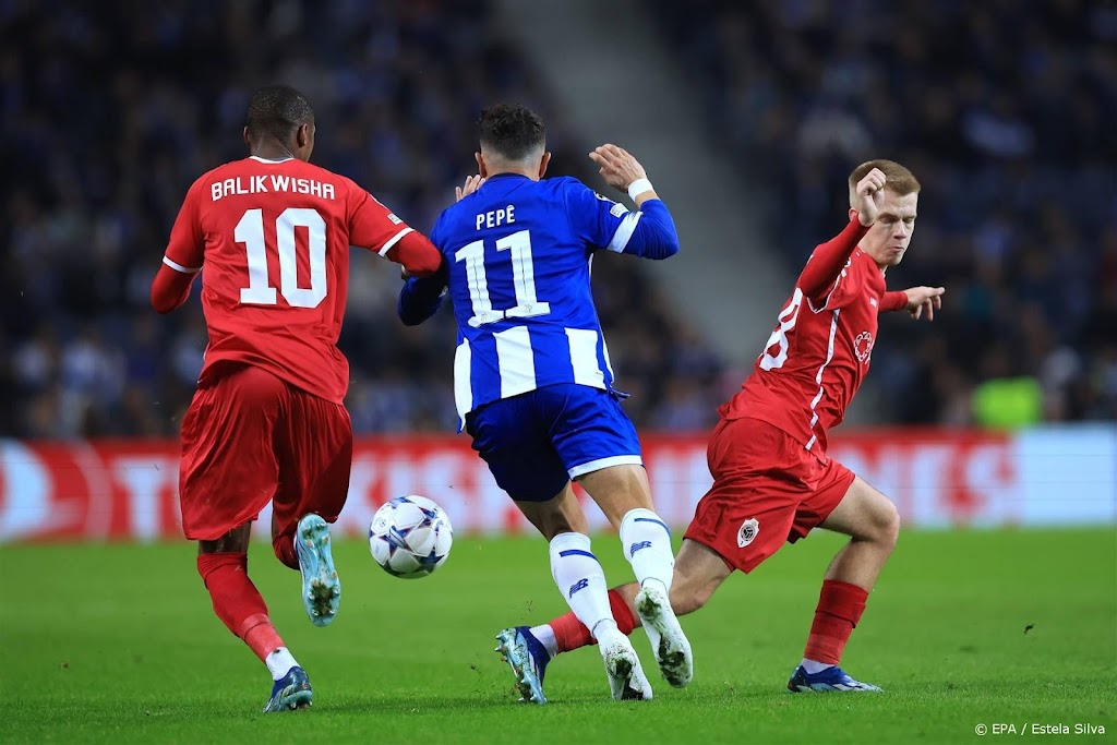Antwerp blijft puntloos in Champions League