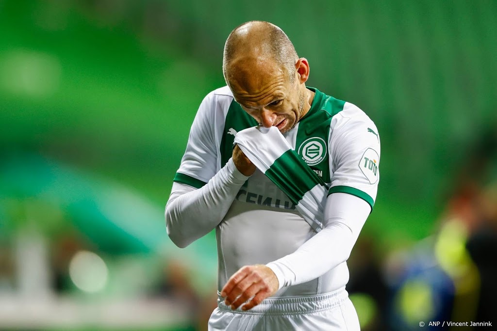 FC Groningen ook bij hervatting seizoen zonder Robben
