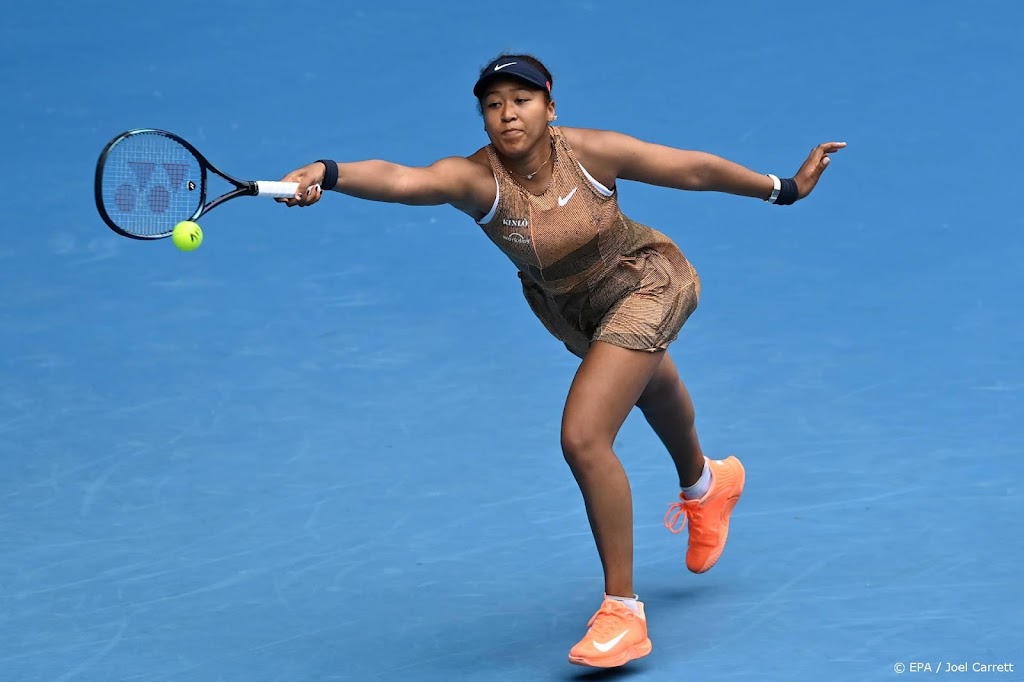 Tennisster Osaka meldt zich af voor halve eindstrijd in Melbourne