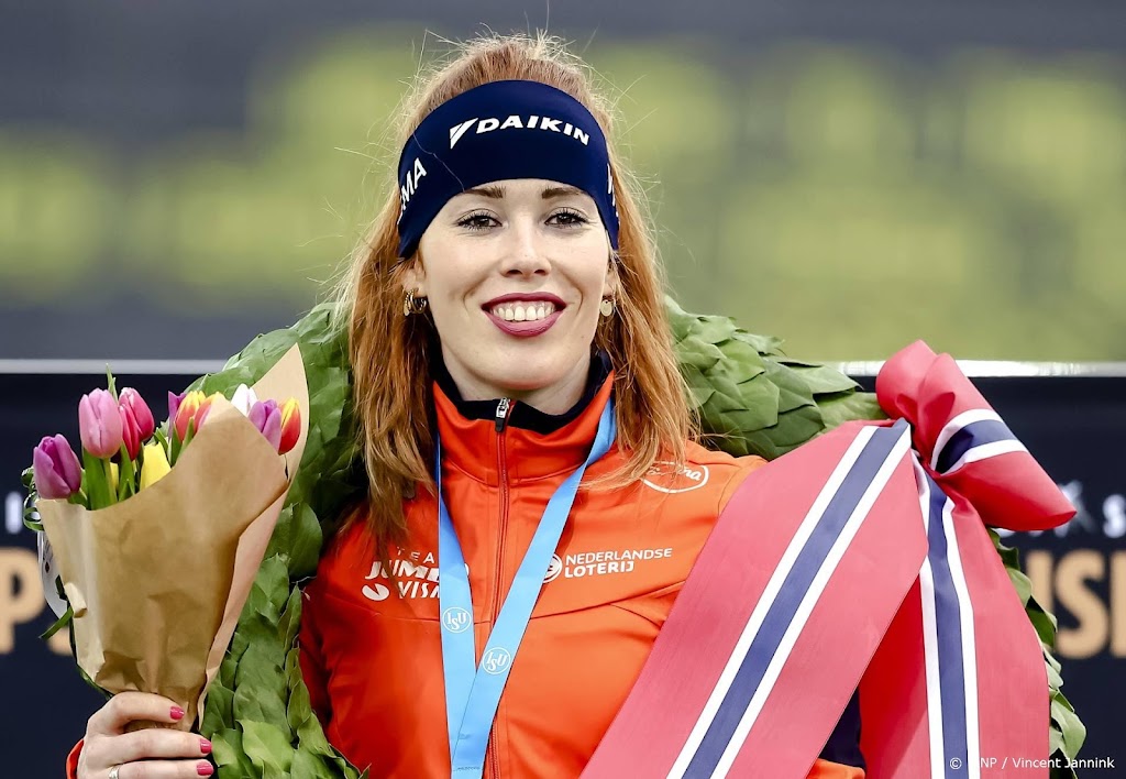 Rijpma-De Jong kan nu even genieten van haar allroundtitels