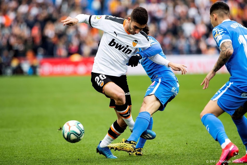 Getafe verslaat Valencia en blijft derde in La Liga