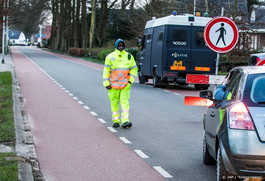 Hardloper in ontruimde gebied bij V1