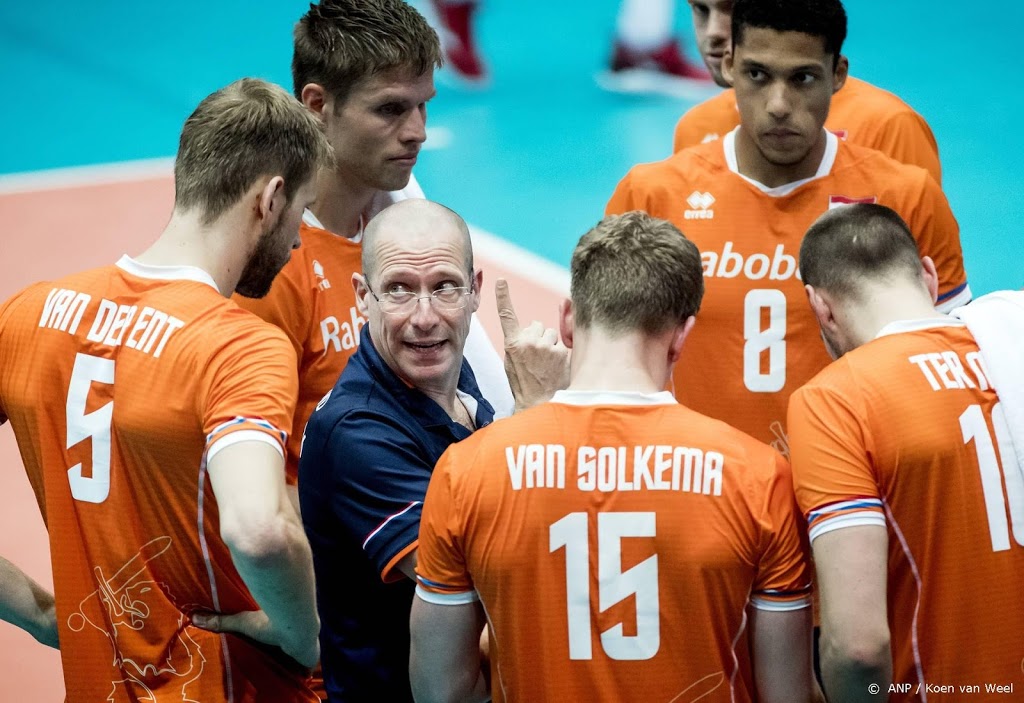 Volleyballers ook te sterk voor Zweden in EK-kwalificatie