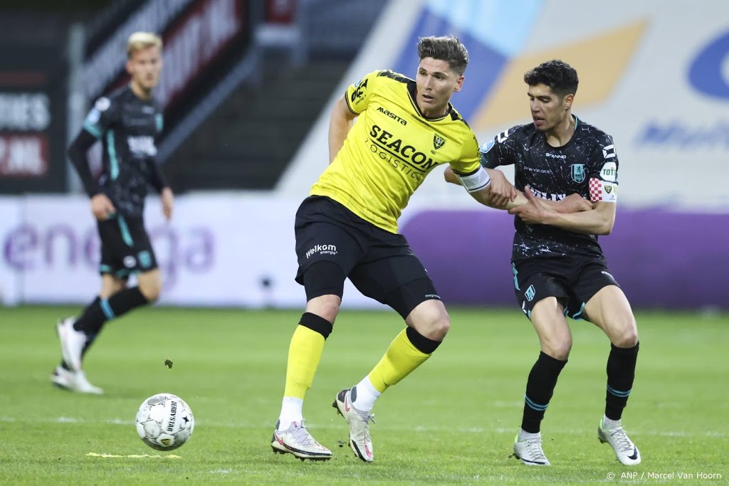 VVV en RKC spelen gelijk in doelpuntrijk duel in Venlo