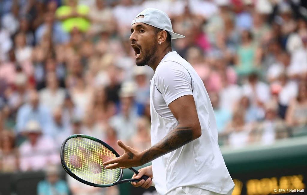 Rusteloze Kyrgios had finale Wimbledon liever anders bereikt