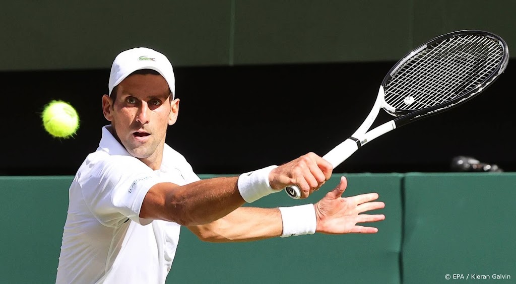 Djokovic naar finale Wimbledon na zege in vier sets op Norrie