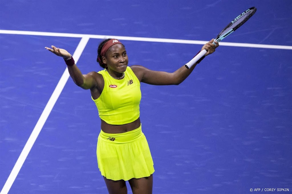 Gauff verslaat Muchová en staat in finale US Open