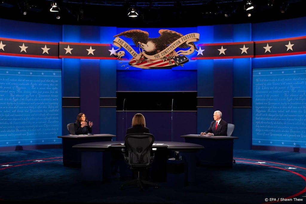 Vicepresidentskandidaten Harris en Pence botsen over corona