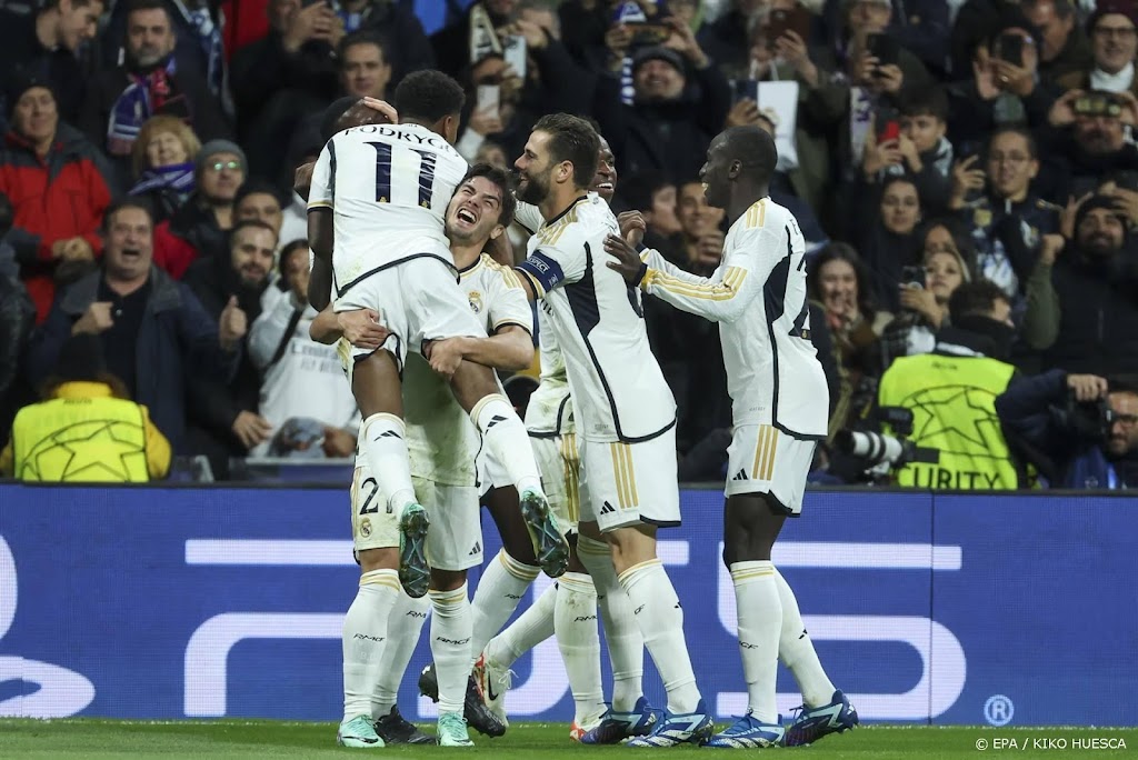 Real Madrid zeker van achtste finales na zege op Braga
