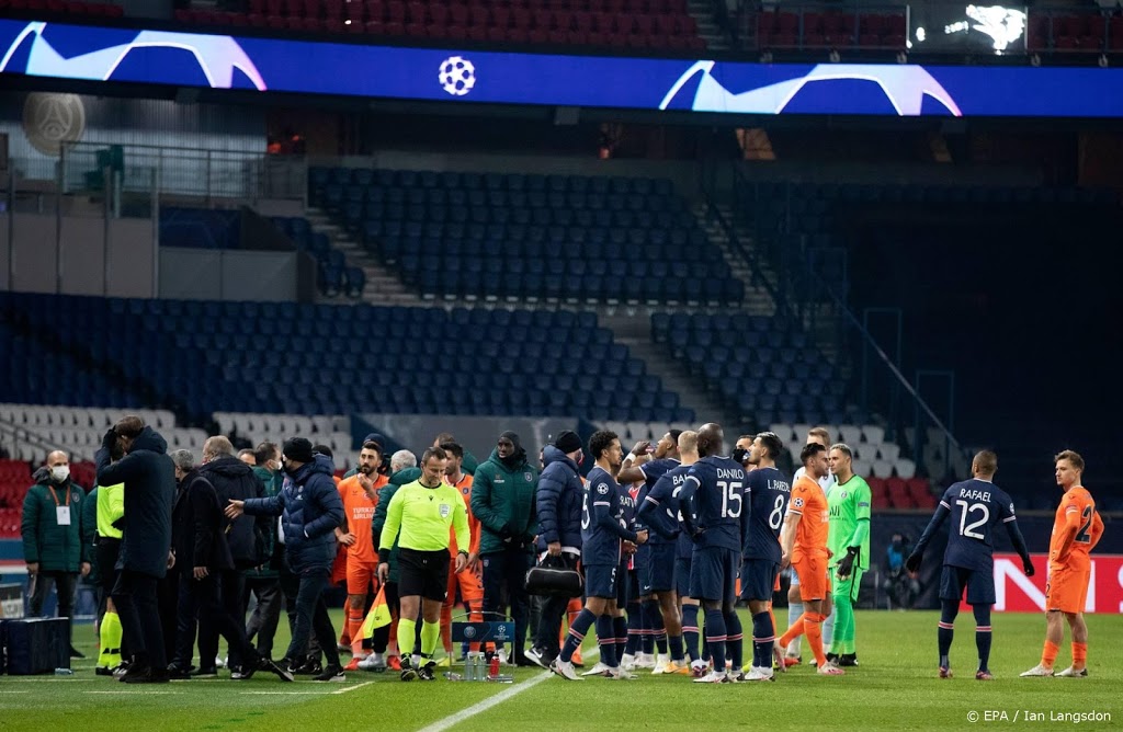 'Gestaakt Champions Leagueduel in Parijs gaat woensdag verder'