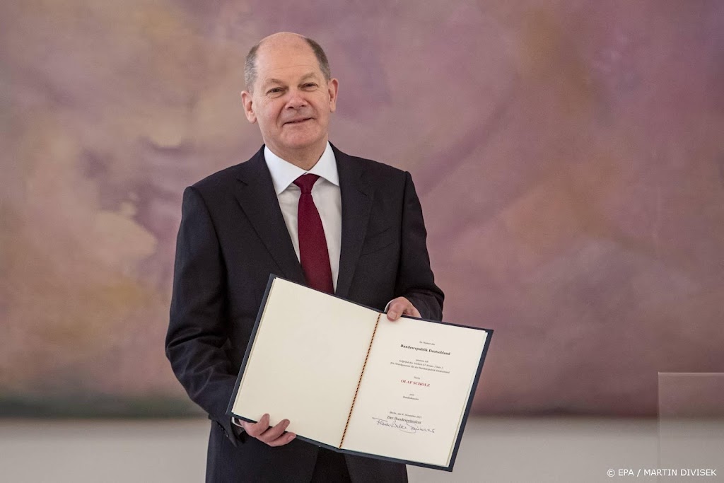 SPD-leider Scholz beëdigd als bondskanselier van Duitsland