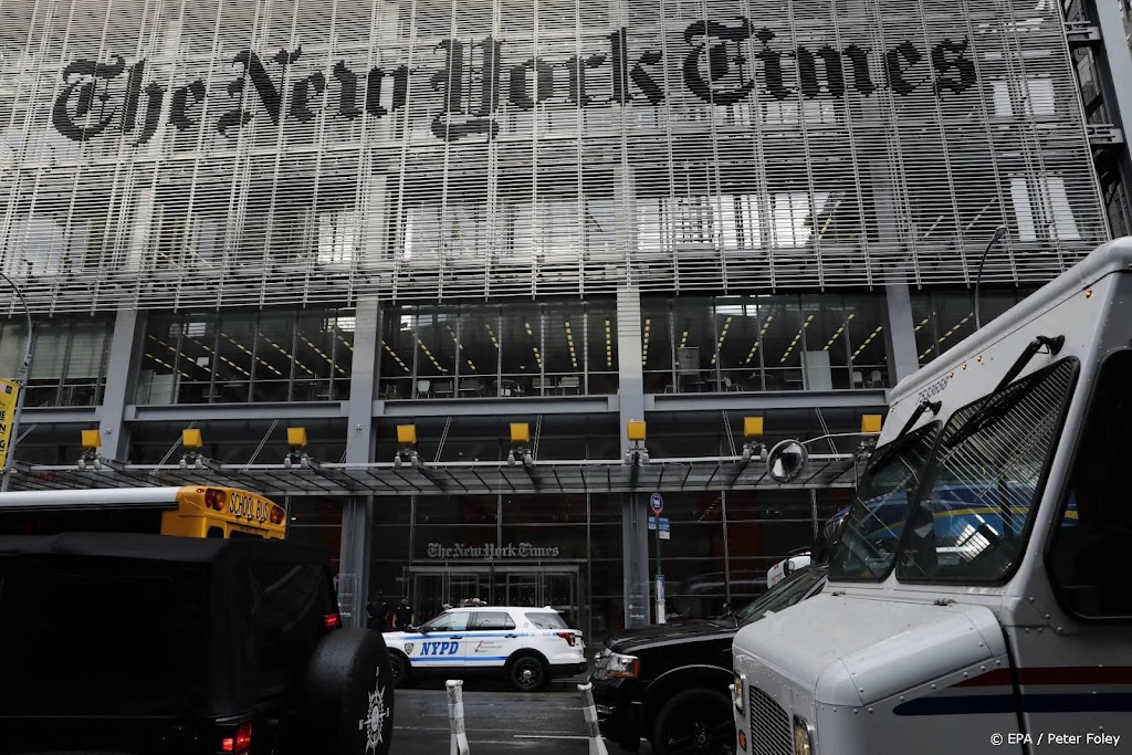 Staking journalisten van krant The New York Times