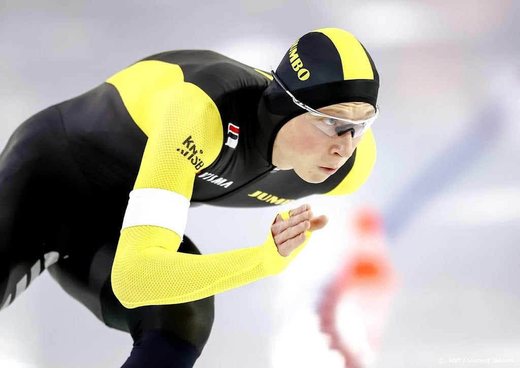 Schaatser Scheperkamp grijpt net naast titel op 500 meter bij EK