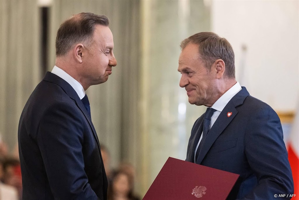Poolse premier Tusk beschuldigt president Duda van sabotage