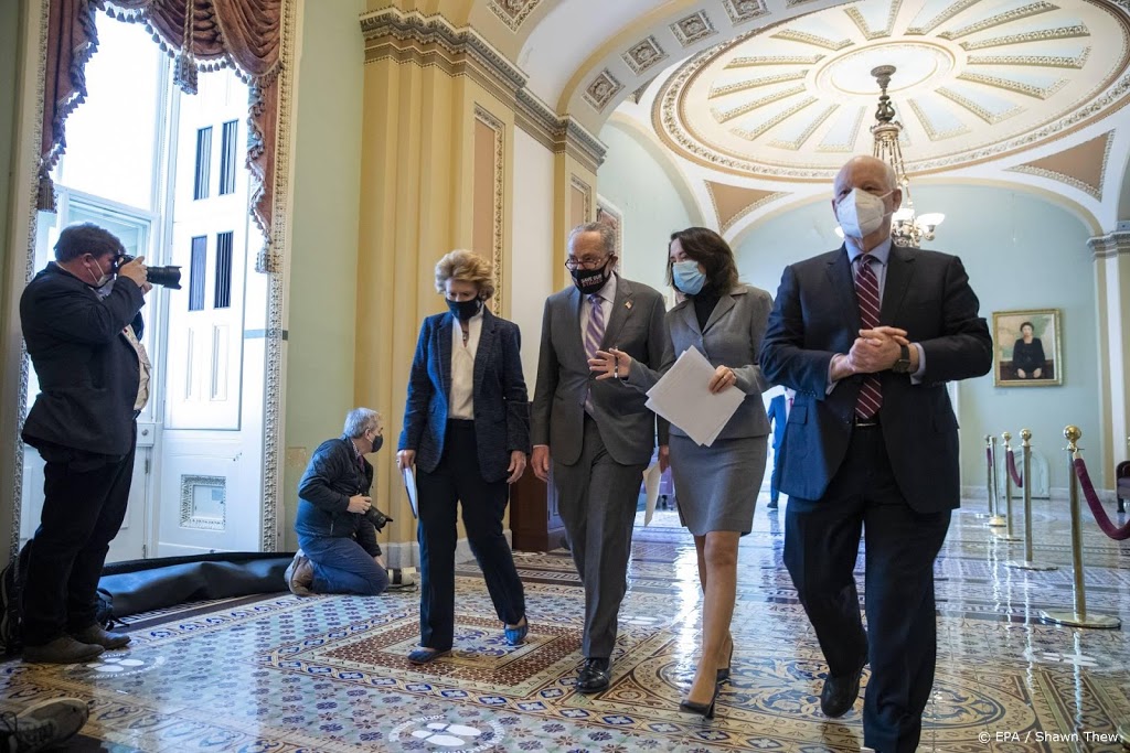 Senatoren arriveren in Capitool voor begin proces tegen Trump