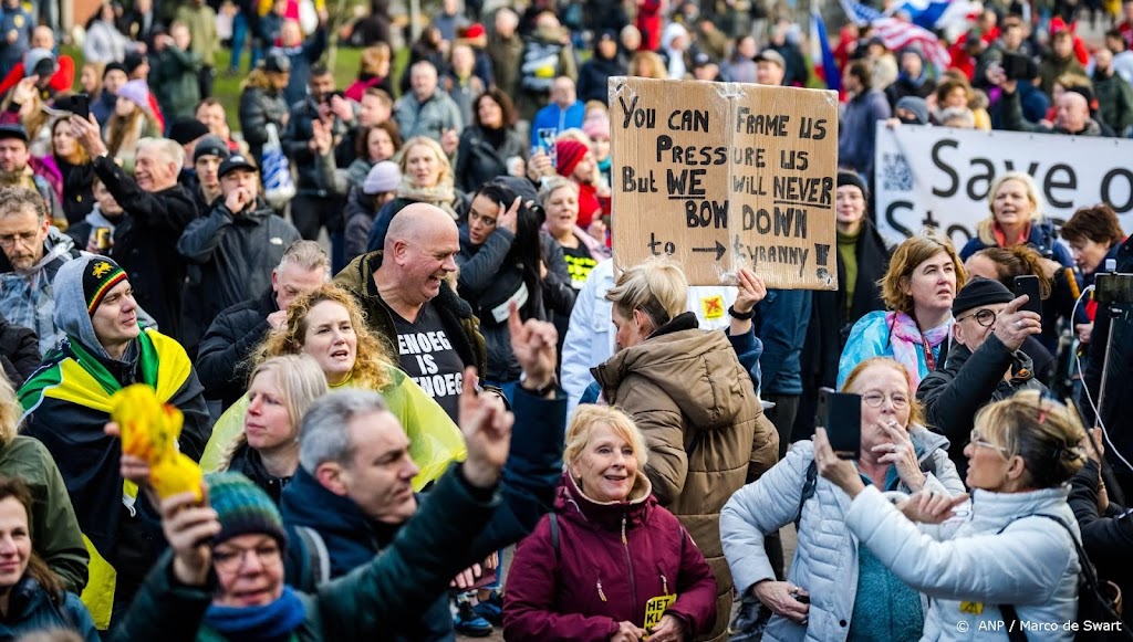 Zondag protest tegen coronaregels in Den Haag