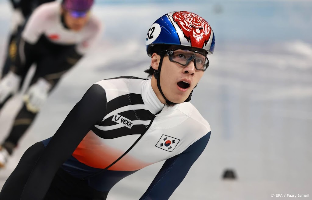 Zuid-Koreaanse shorttracker Hwang wint goud op 1500 meter