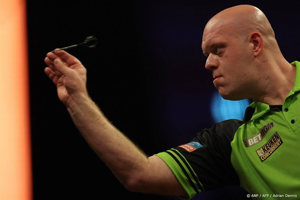 Van Gerwen wint tweede ronde Premier League in Berlijn