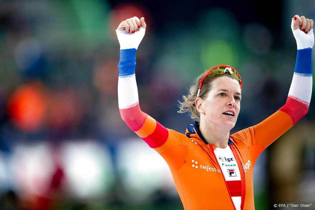 Wüst wil geen heisa bij huwelijk met sprintster De Jong