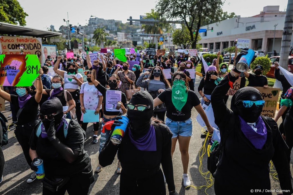 Gewonden bij demonstraties op Internationale Vrouwendag in Mexico