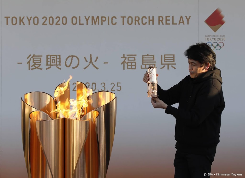 'Olympische vlam vertrekt zonder publiek'