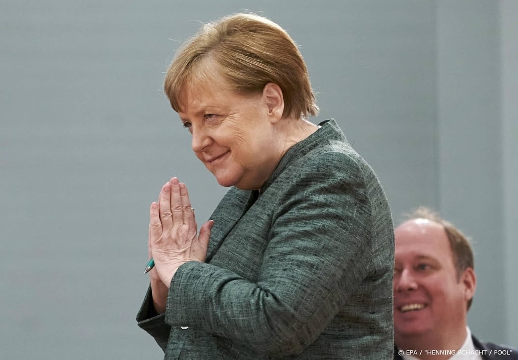 Merkel is hoopvol en vindt strengere maatregelen niet nodig
