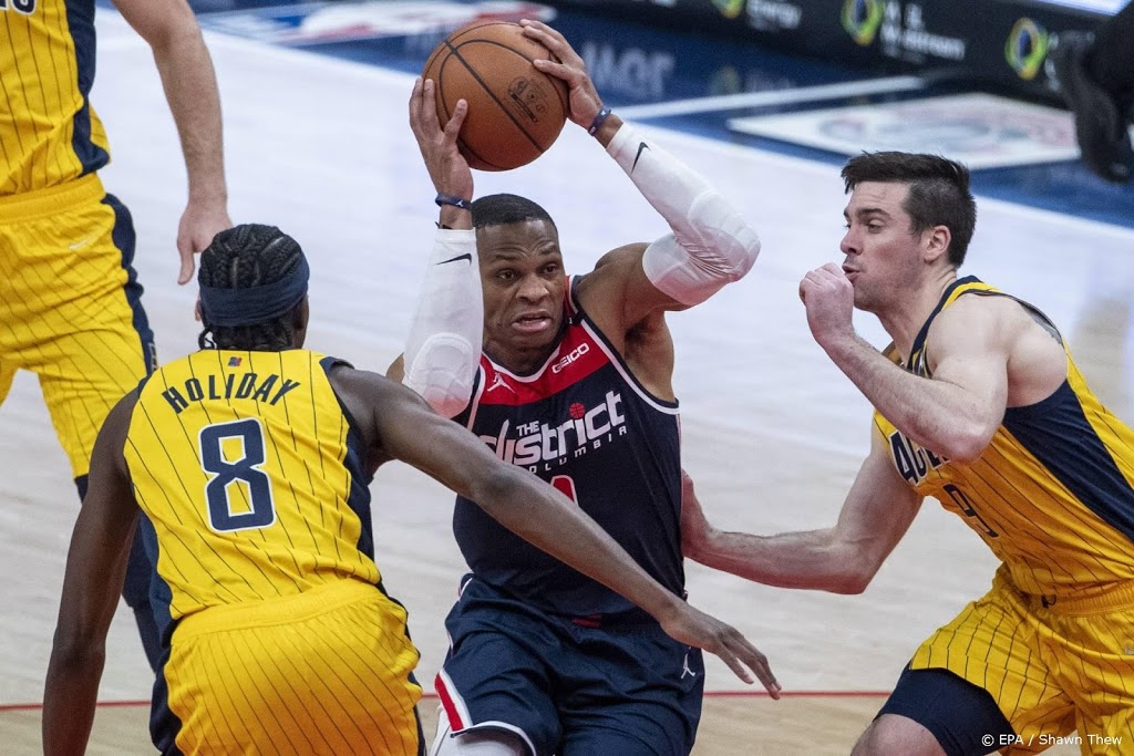 Basketballer Westbrook evenaart record triple-double