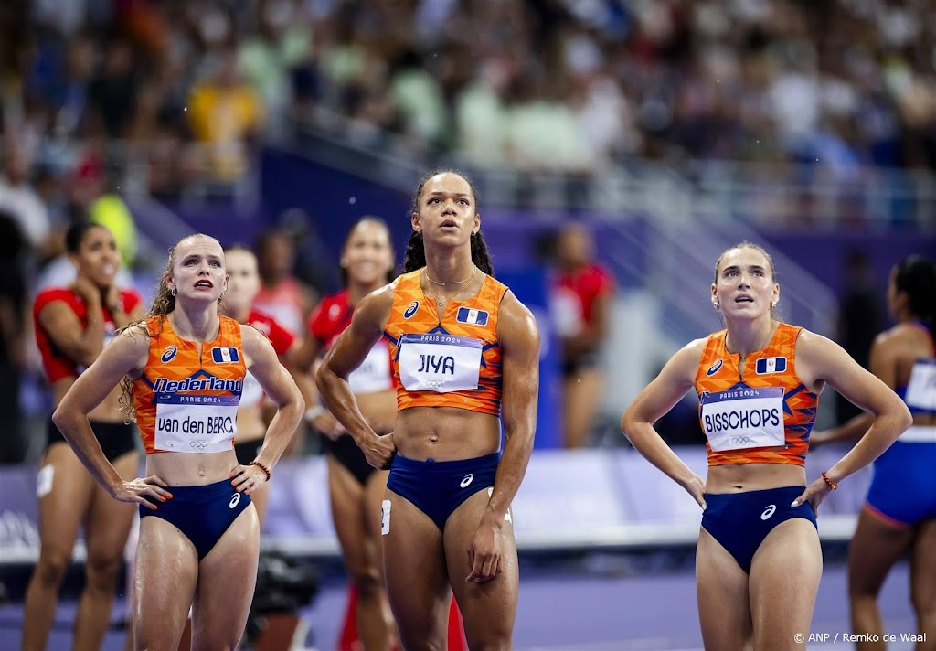 Sprintsters zevende in olympische finale 4x100 meter estafette