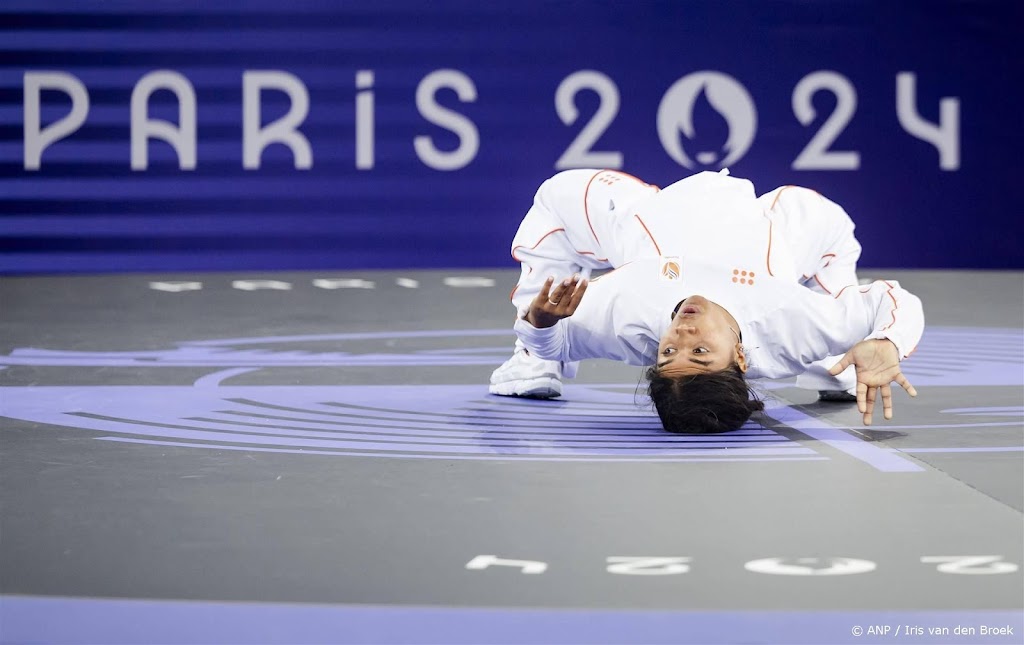 Sardjoe grijpt naast brons bij debuut breaking op Spelen