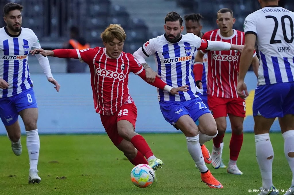 SC Freiburg pakt na punt bij Hertha BSC koppositie in Bundesliga