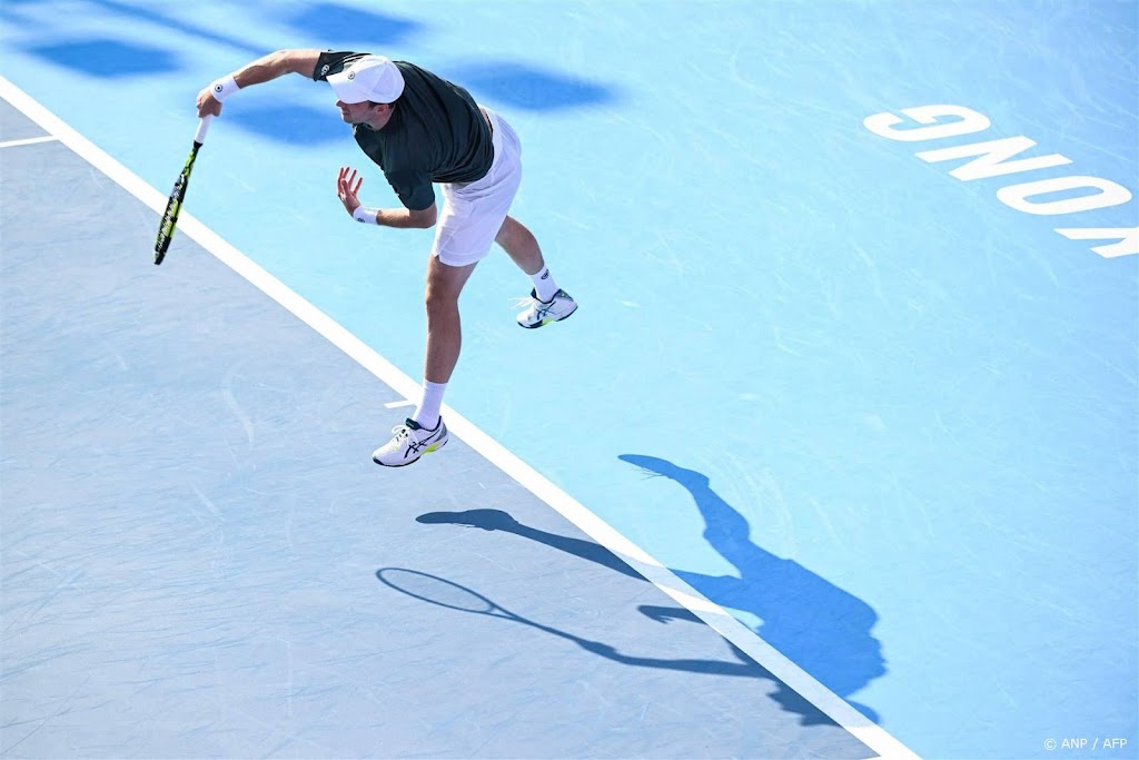 Tennisser Van de Zandschulp verliest in tweede ronde Auckland