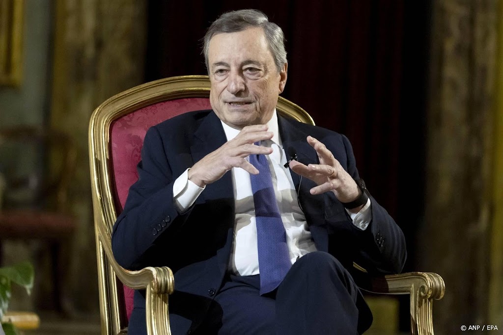 Oud-ECB-president Mario Draghi treedt weer op de voorgrond