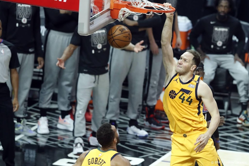 Basketballers Utah Jazz maken einde aan zegereeks Warriors